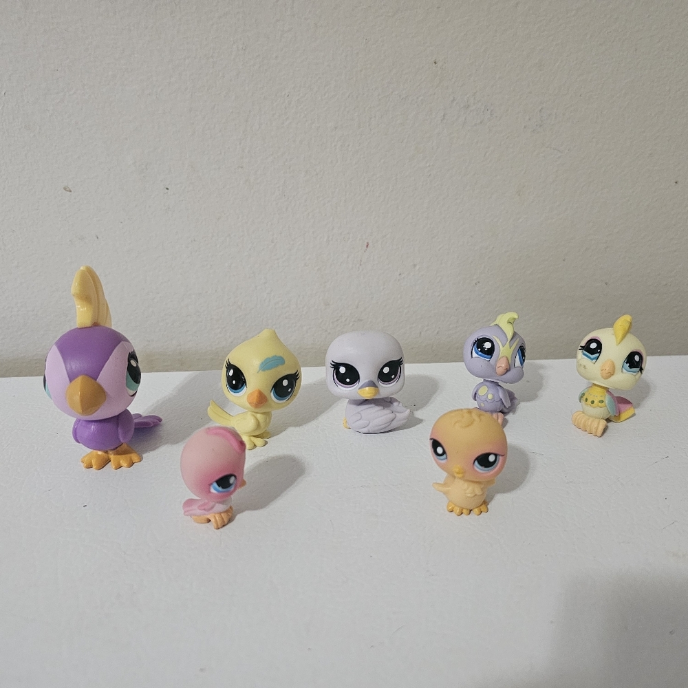 Littlest Pet Shop Birds Set Of 7